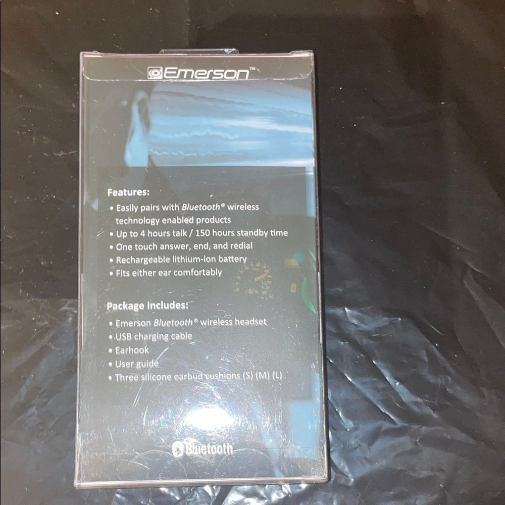 Generic Bluetooth Wireless Headset - Black - Picture 3 of 4